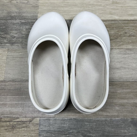 Crocs Neria Clogs Women’s Size 7 White Slip-Resistant Work Shoes 11773 - Picture 6 of 8